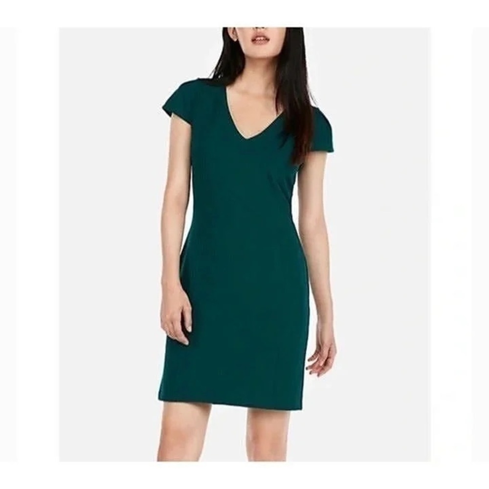 Express Tulip Bodycon Dress - Emerald Green